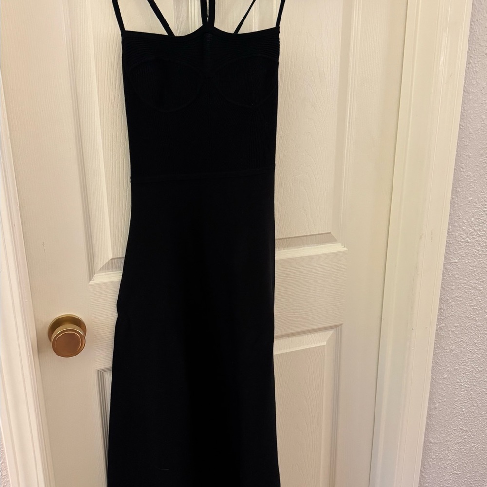 Ulla Johnson Black Evie Knit Dress - Size S